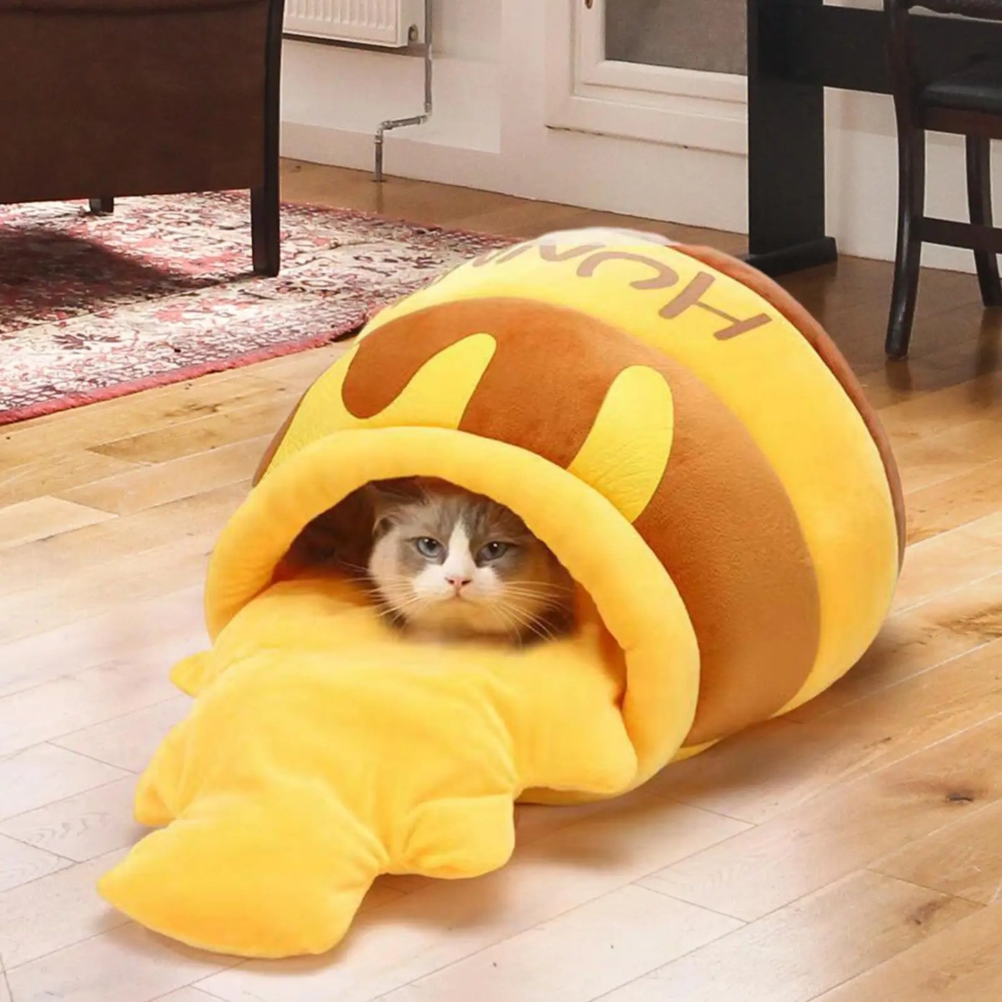 Cozy Honey Pot Cat Bed™