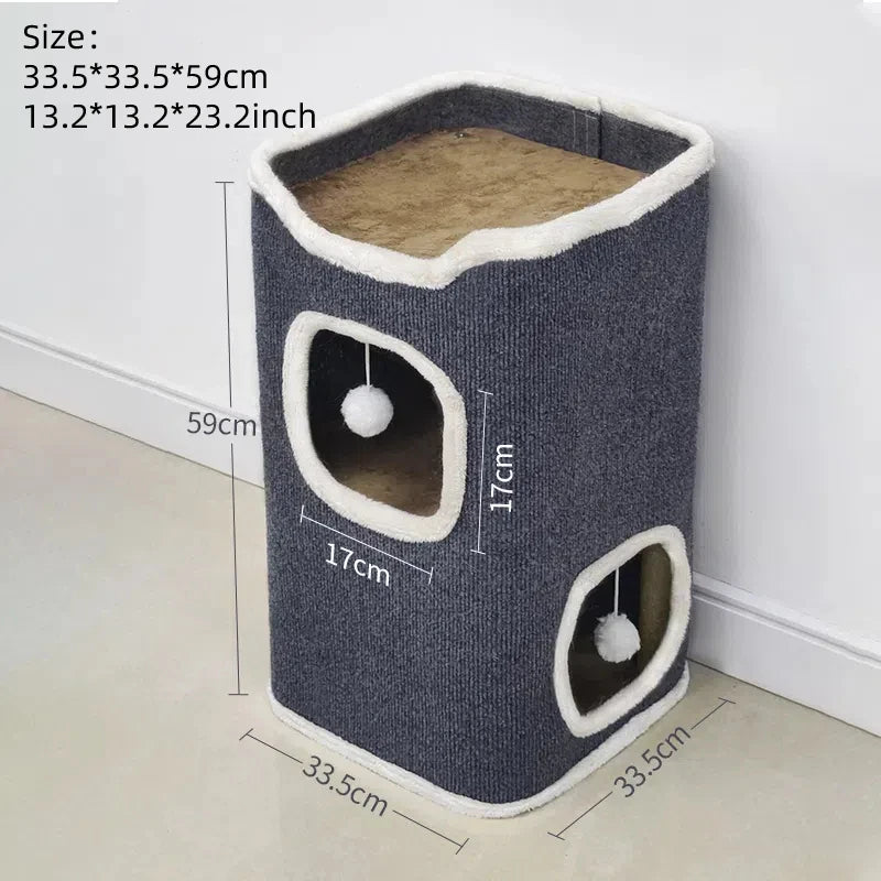 Luxury 3-Tier Cat Hideaway™