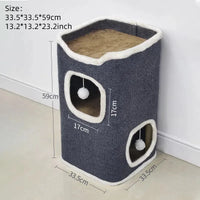Luxury 3-Tier Cat Hideaway™